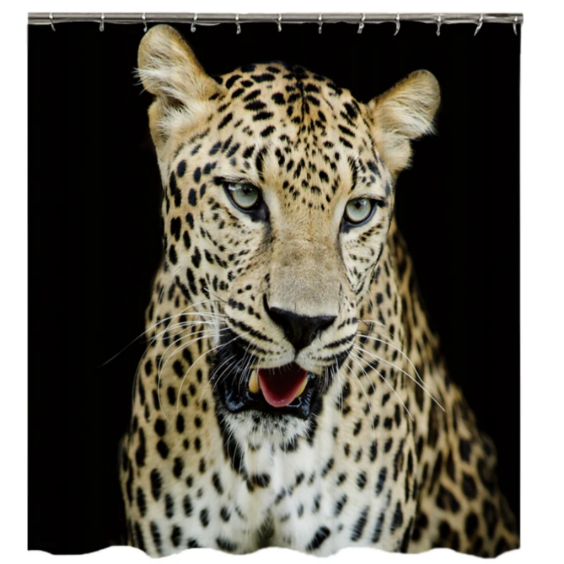 Модный чехол на крышку унитаза с леопардовым рисунком/набор коврик-подставка для