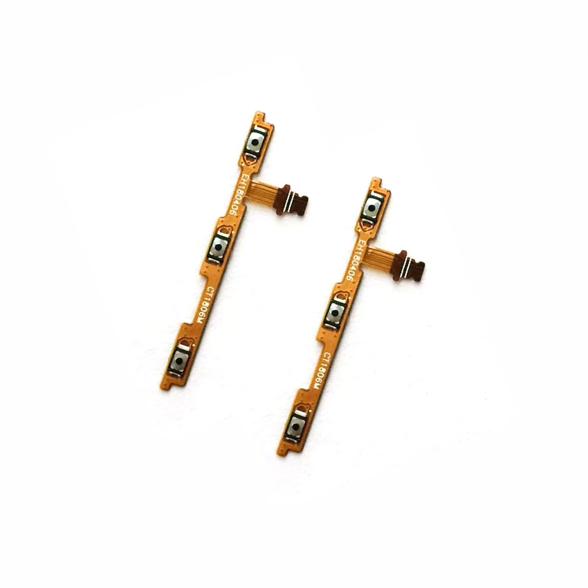 5pcs For Huawei Y5 Y6 Y7 Y9 2018 Power On Off Volume Switch Side Button Key Flex Cable Replacement Parts | Мобильные телефоны и