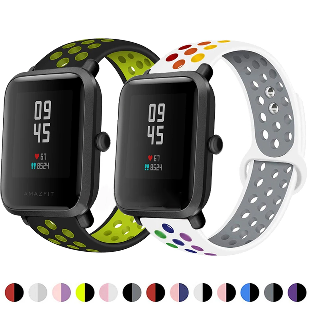 

Ремешок силиконовый для смарт-часов Xiaomi Huami Amazfit GTS 2E/GTS 2 Mini/GTR 42 мм