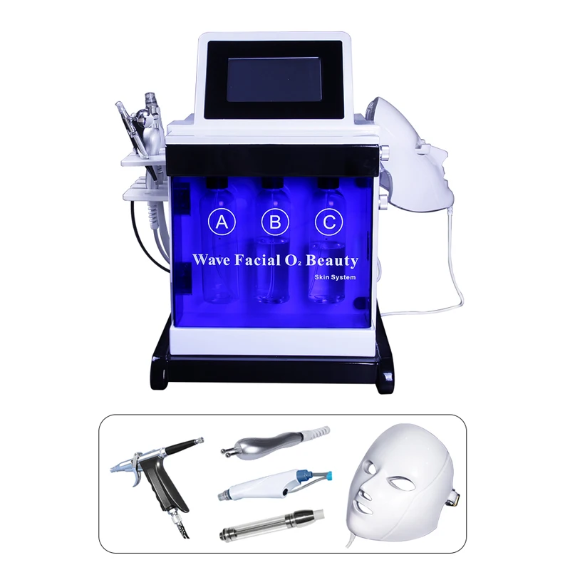 Hydrafacial Aqua кожура для лица микродермабразия Maquina hidrodermoabration Алмазная машина Led
