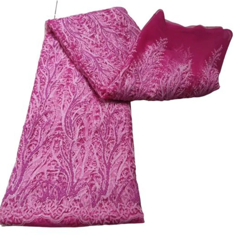 

Yellow African Net Lace Fabric High Quality Heavy Gold powder BeadsFrench Mesh Lace Fabric For Wedding Party Dress Sew Green