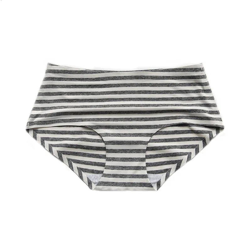 Женское хлопковое нижнее белье в полоску сексуальные дышащие мягкие женские