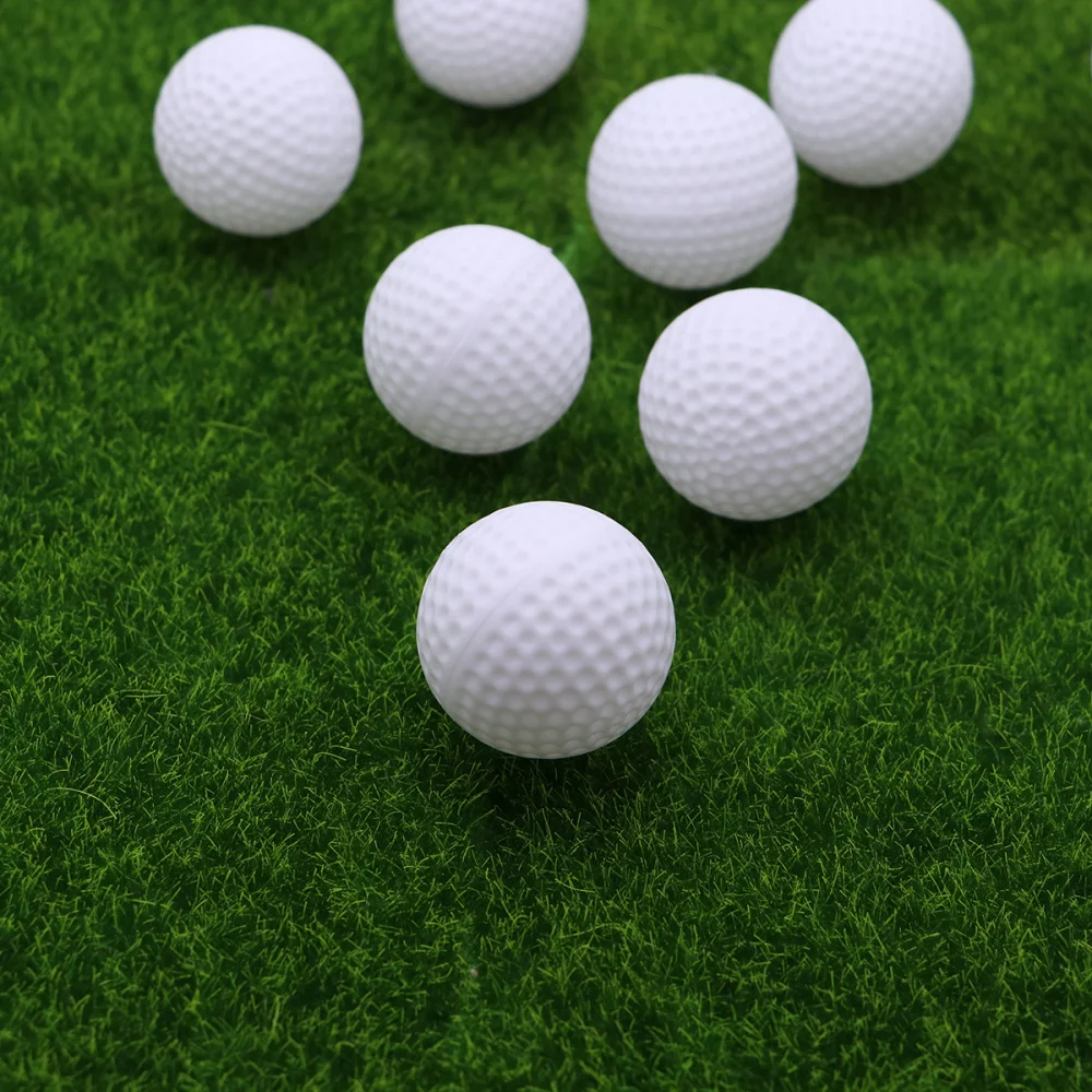 

12pcs Balls Game Balls Indoor Outdoor Practice Balls for Kids Children Golfer (White)