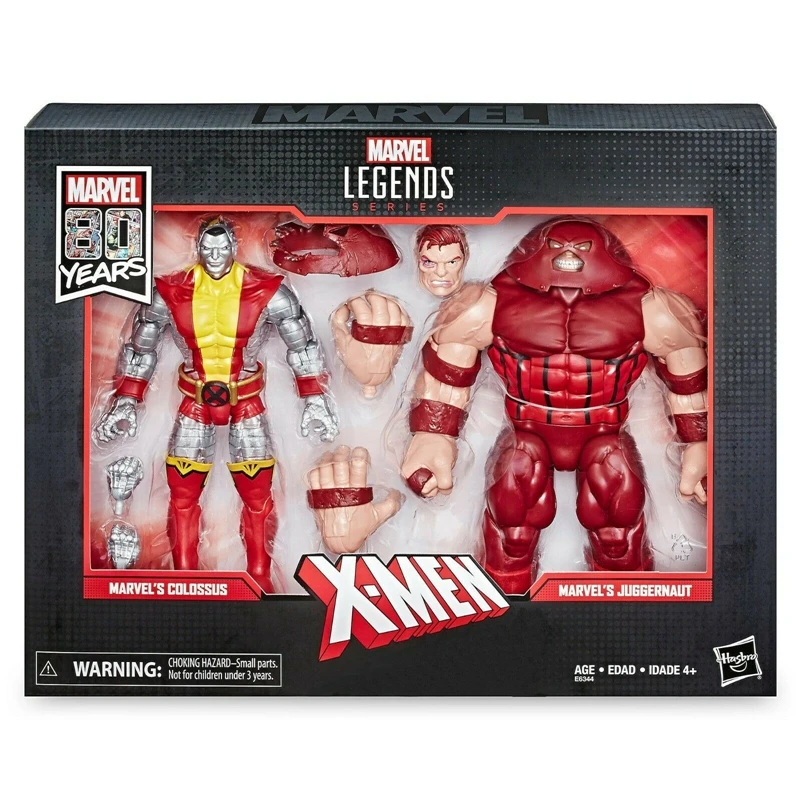 Оригинальная серия Marvel Legends 80-летие Colossus VS Juggernaut фигурка игрушка Brinquedos фигурка модель подарок