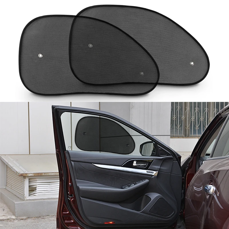 2 шт. Черный Автомобильный солнцезащитный козырек боковое окно чехол для