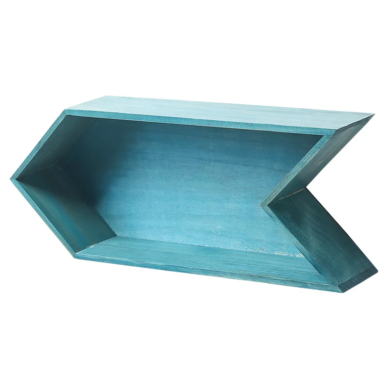 Европейский стиль ретро твердая деревянная стреловидная настенная подвесная