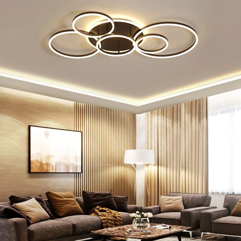 Art Creative brief LED Chandelier Modern Design LED Dimmable Ceiling Lights for  Bedroom Living Dining room Home Decor