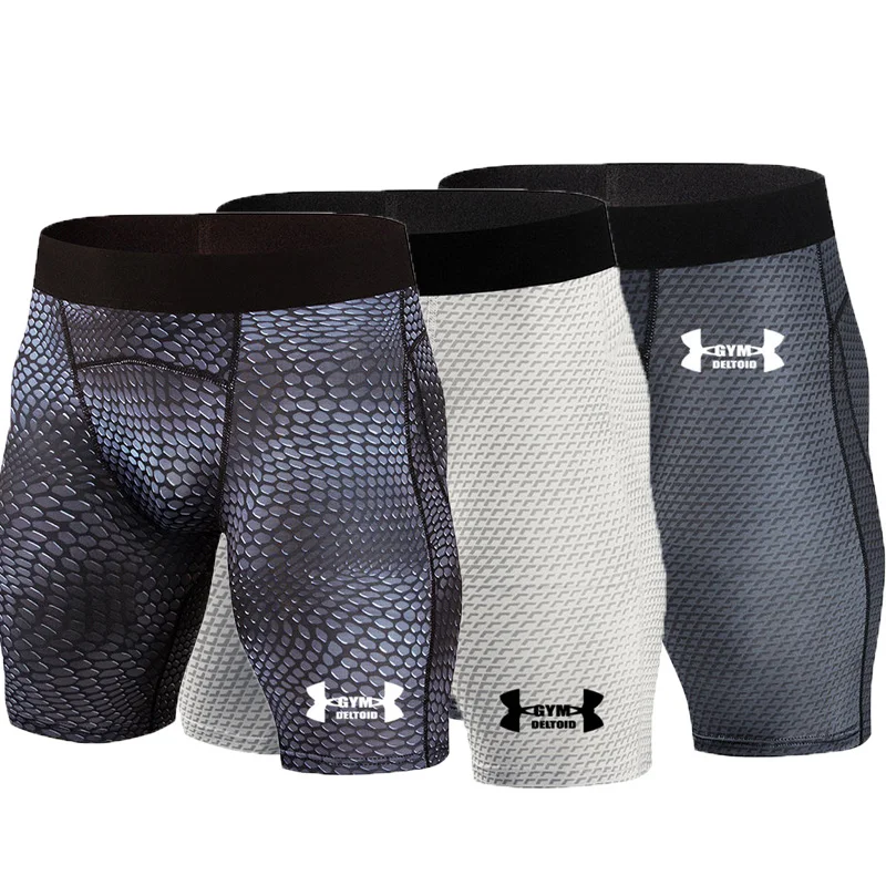 2020 шорты для бега мужские спортивные фитнеса компрессионные быстросохнущие