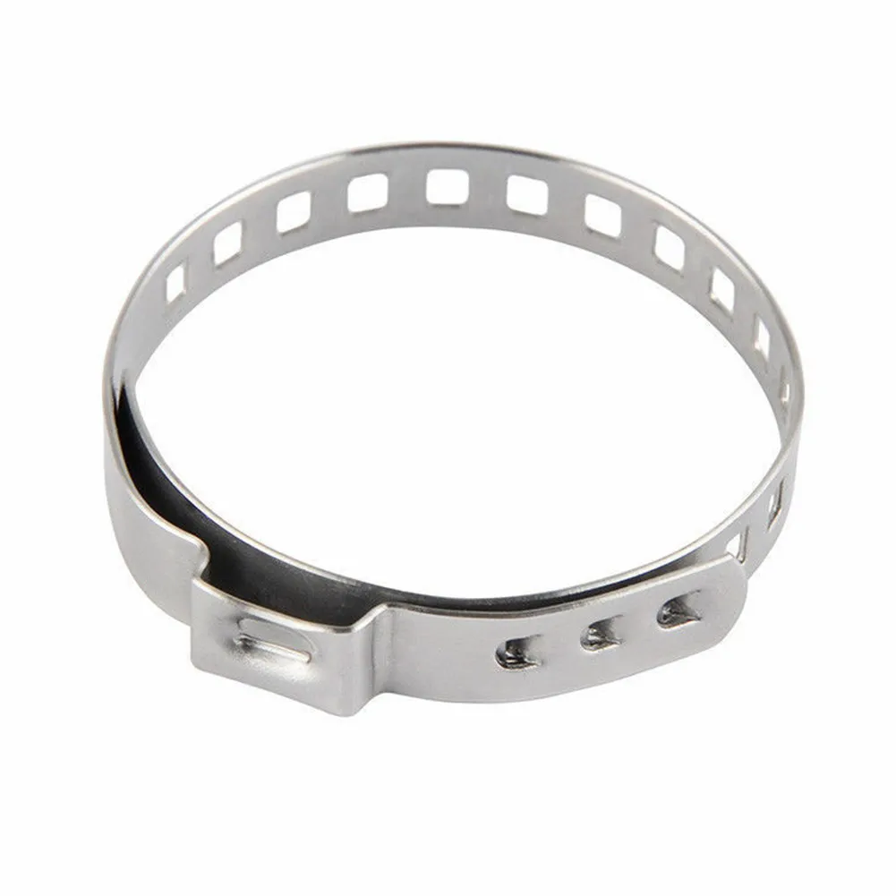 Набор зажимов для крепления манжет приводных валов и шарниров CV, универсальный, на 10 штук, регулируемый, из нержавеющей стали, большой и малый размер.