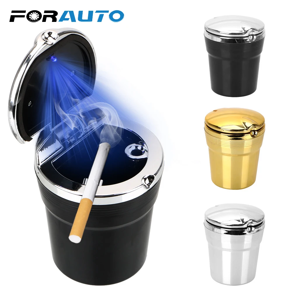 Автомобильная пепельница FORAUTO со светодиодсветодиодный сисветильник кой