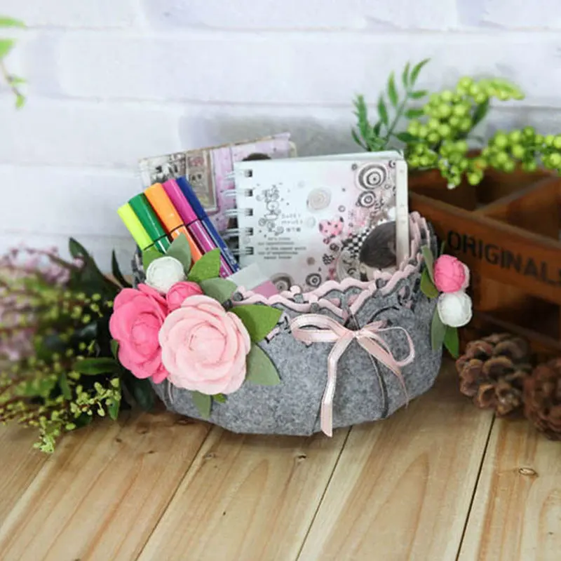 Нетканое ремесло DIY посылка корзина для хранения швейный набор войлочный