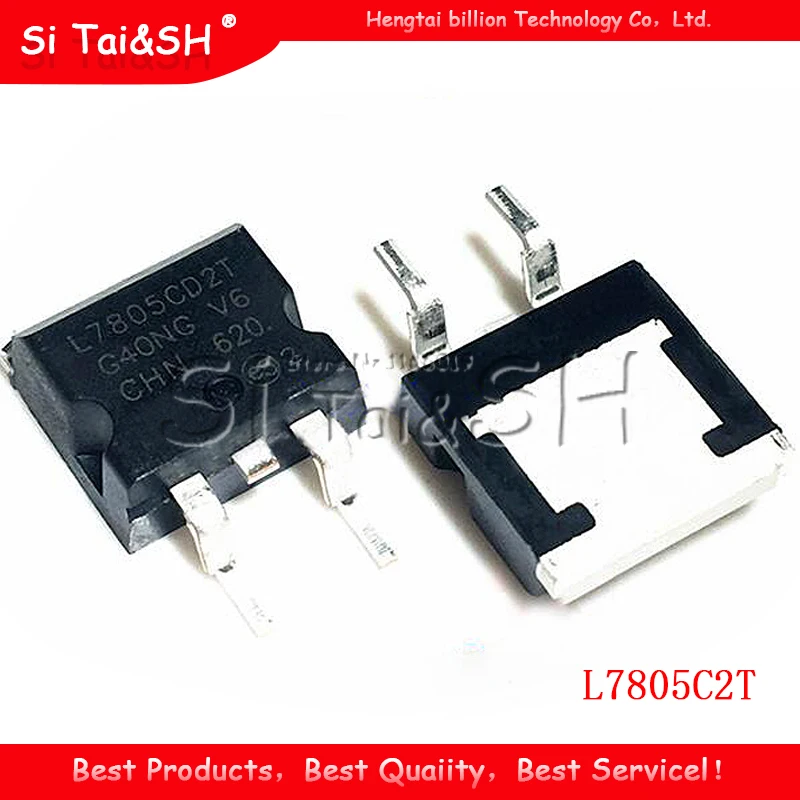 10 шт. L7805C2T TO-263 L7805CD2T TO263 L7805 SOT L7805AC2T трехклеммный регулятор напряжения новый |