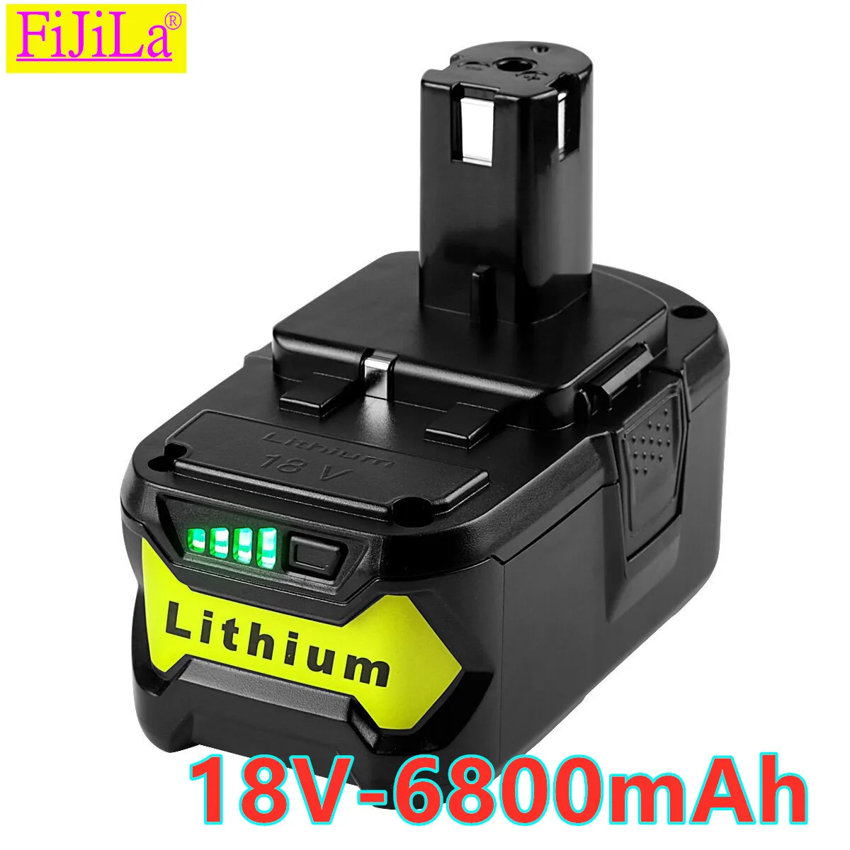 

Сменная литий-ионная батарея для Ryobi p104, P105, P102, p103, p1072021: новая, оригинальная, 18 в, 6800 мАч