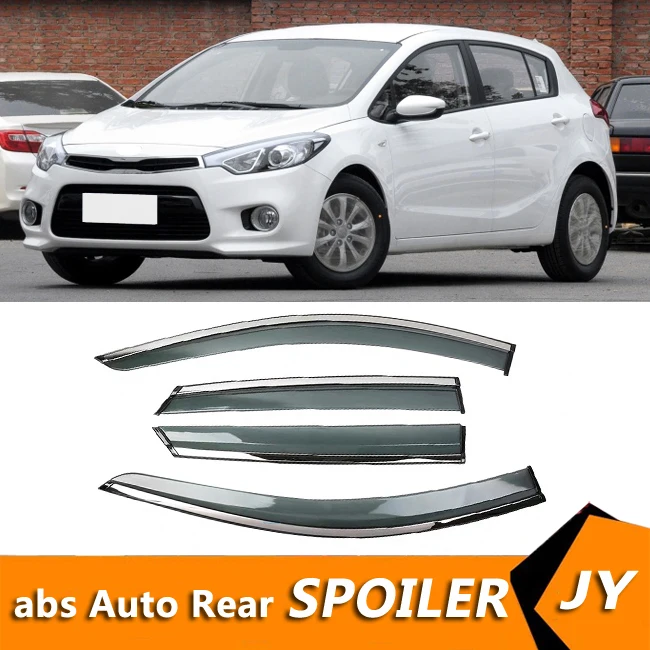

For KIA K3S 2014 Window Visor Vent Shades Sun Rain Deflector Guard For KIA K3S Auto Accessories 4PCS/SET