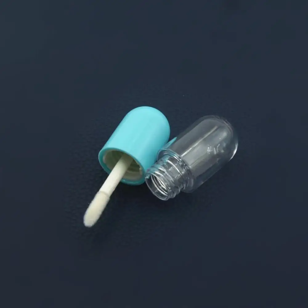 5 шт./лот 3 мл Мини Милая портативная розовая синяя капсула тюбик для помады