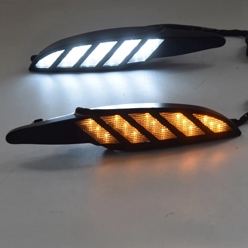 DRL для вождения с поворотом дневной ходовой светильник противотуманная фара реле