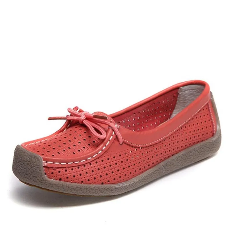 Женские мокасины из натуральной кожи 4 цвета E040|Обувь без каблука| |