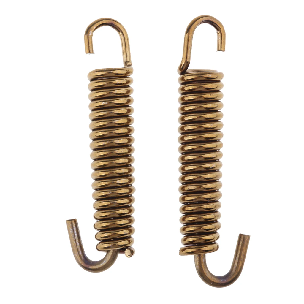 

Pair 65mm Stainless Heavy Duty Exhaust System Muffler Pipe Spring for Motorcycle ATV