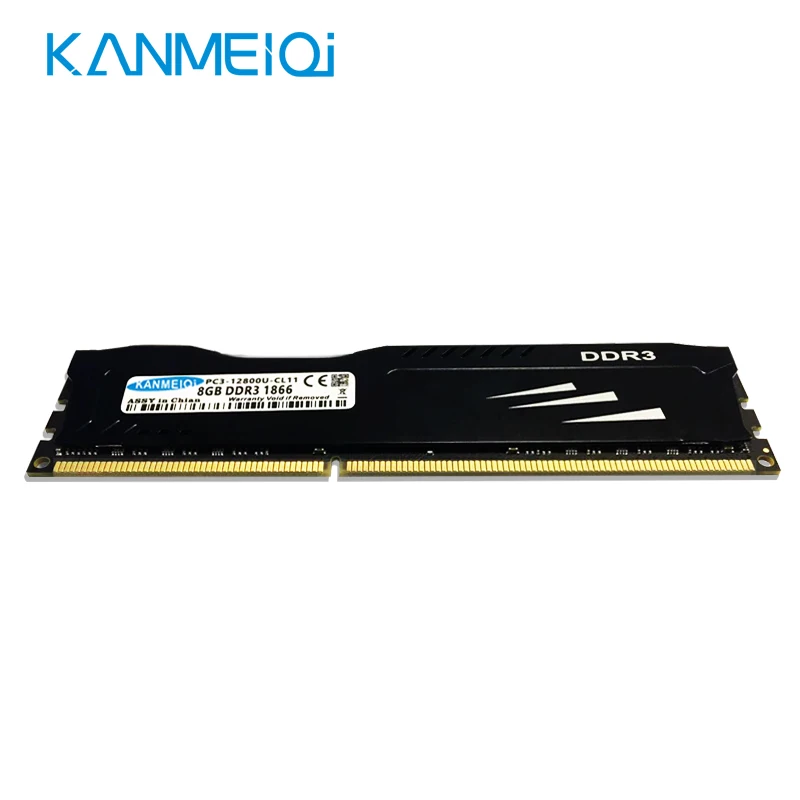 KANMEIQi DDR3 2G 4G 8G 1333MHZ 1600/1866mhz настольная оперативная Память память с радиатором 240pin 1,5 v DIMM Новинка