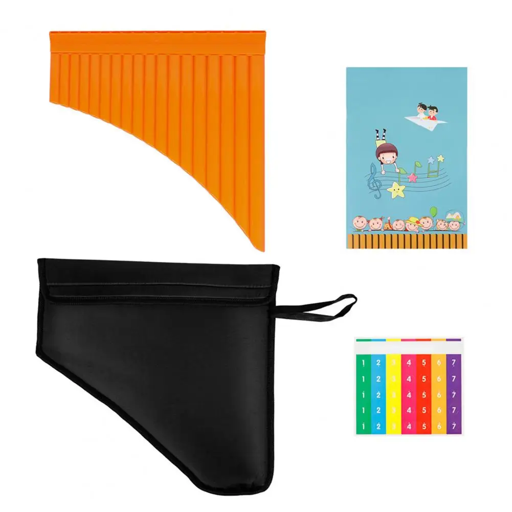 Creative ABS Children 16-tube Pan Flute Panpipe Musical C-tune Orchestral Instruments Panflute Toy for Enlightenment | Спорт и