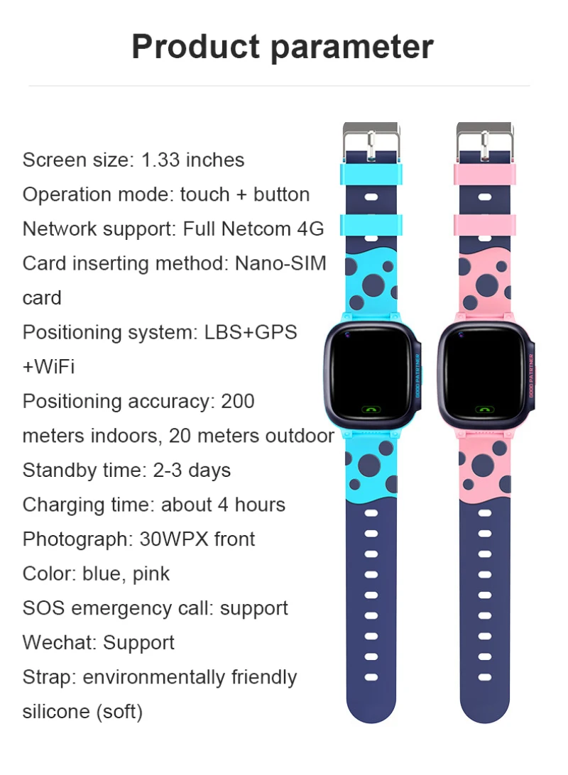 

Multifunctional Smart Children's Watch 4G Video Call Payment Positioning Children Learning Anti-lost Watch Smart Home