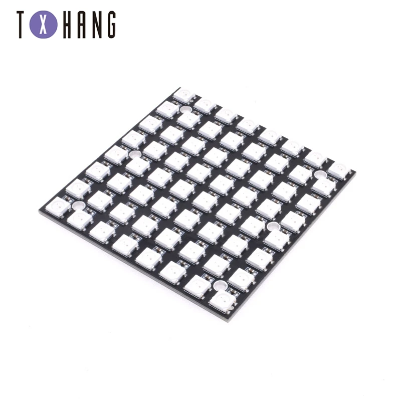 8x8 64 светодиодная матрица WS2812 LED 5050 RGB полноцветная плата драйвера | Электронные