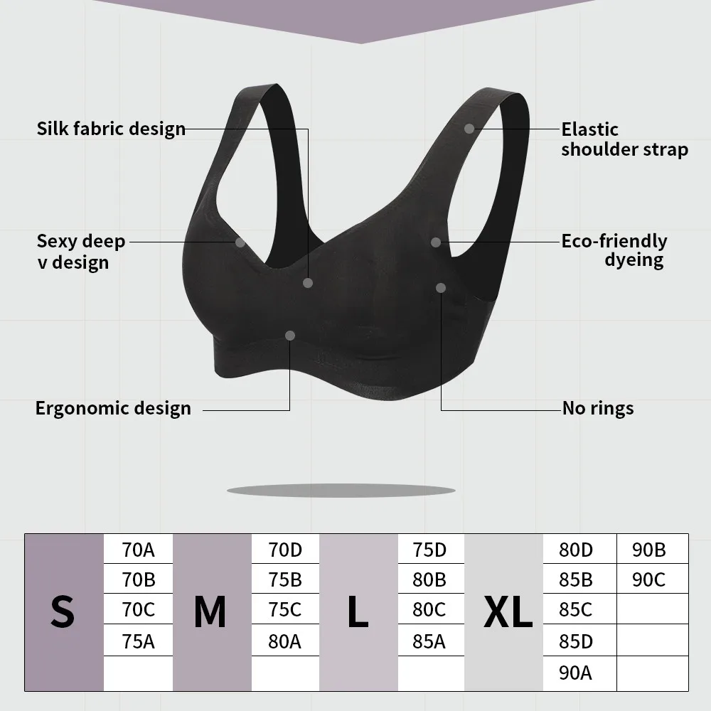 Бесшовный бюстгальтер для женщин бюстгальтеры нижнее белье фитнеса без косточек