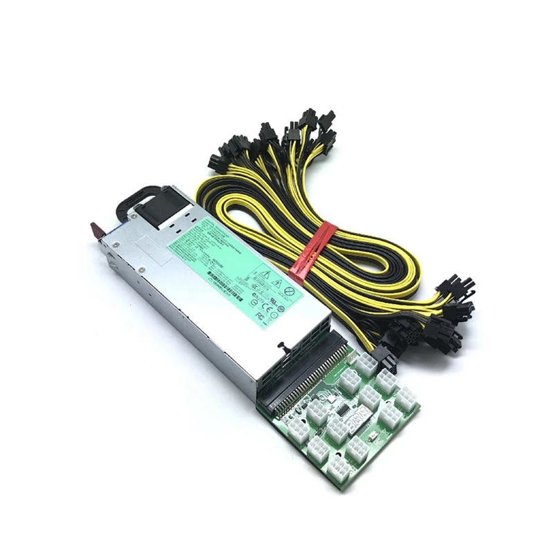 

DPS-1200SB A 1200W 6Pin Switching Mining Power Supply Power Switch Graphics Card Power Board 64 Pin To 12 6Pin To 8Pin