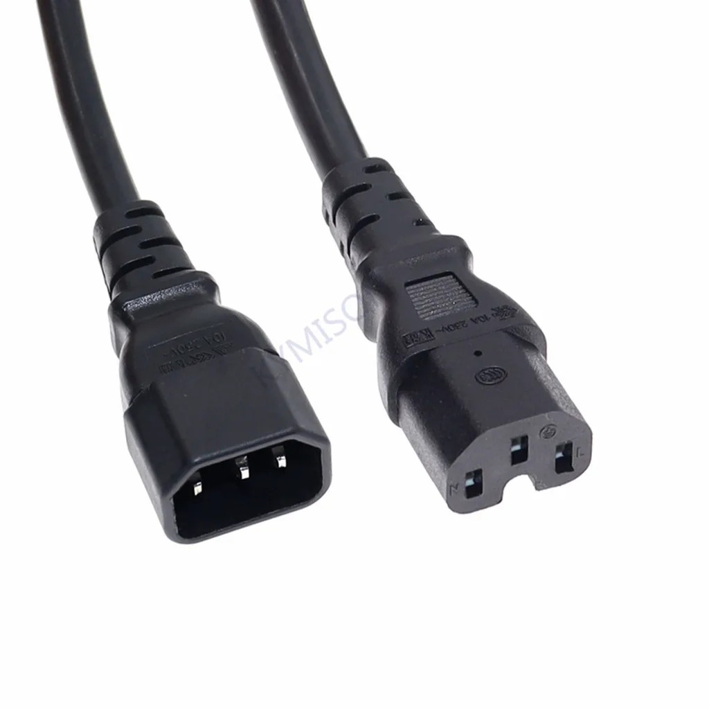 2 м Удлинительный кабель питания переменного тока 16 А 250 В IEC 60320 C14 к C15 шнур 3 г мм