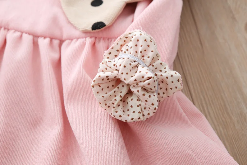 Платье для маленьких девочек Осень-зима 2019 одежда детей топы малышей рубашки