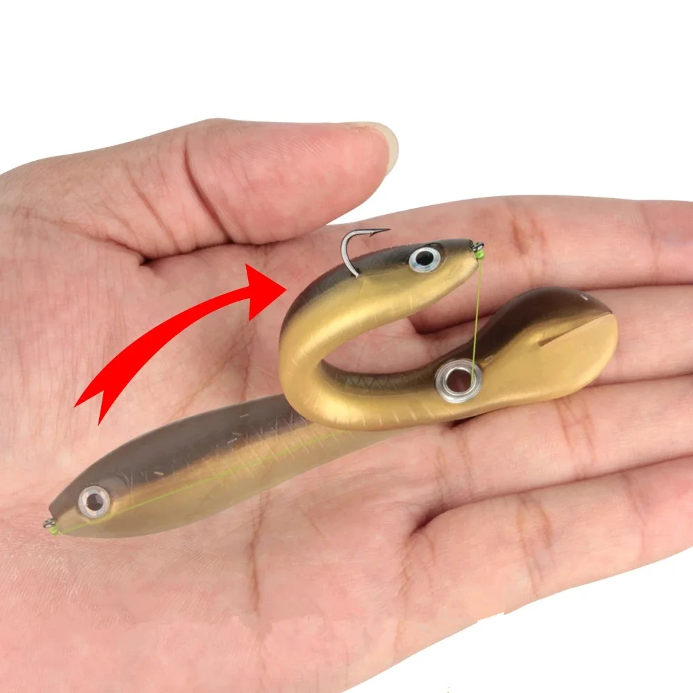 

1Pcs Fishing Lures Simulation Bait Can Bounce With Slip100mm Artificial Bait Fishing Wobbler Bait Trout Pike Bait Fishing tackle