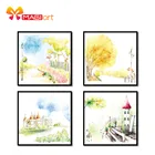 вышивка крестом наборы рукоделие, 11CT водорастворимый холст, 14CT, раскрашенный вручную, с рисунком, для рукоделия