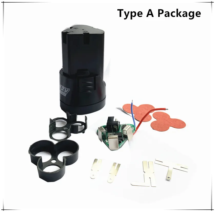 3S Type A Package 3S 12V 4S 16,8 V DC электрические инструменты ручная электрическая дрель питания литий-ионная батарея Защитная плата BMS схема 18650 сотовых пакетов 20A PCB - Цвет: 3S Type A Package