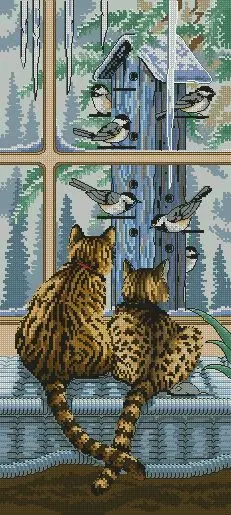 

Набор для вышивки «Птицы» DIM 3887, 31-57 подсчетов