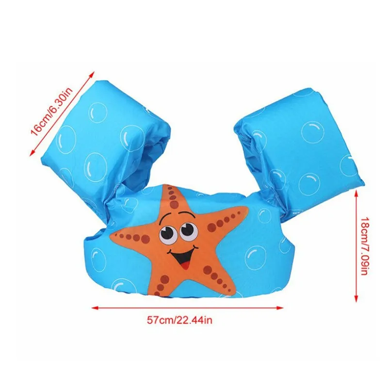 Детский плавающий жилет летняя плавающая жилетка с мультяшным рисунком и