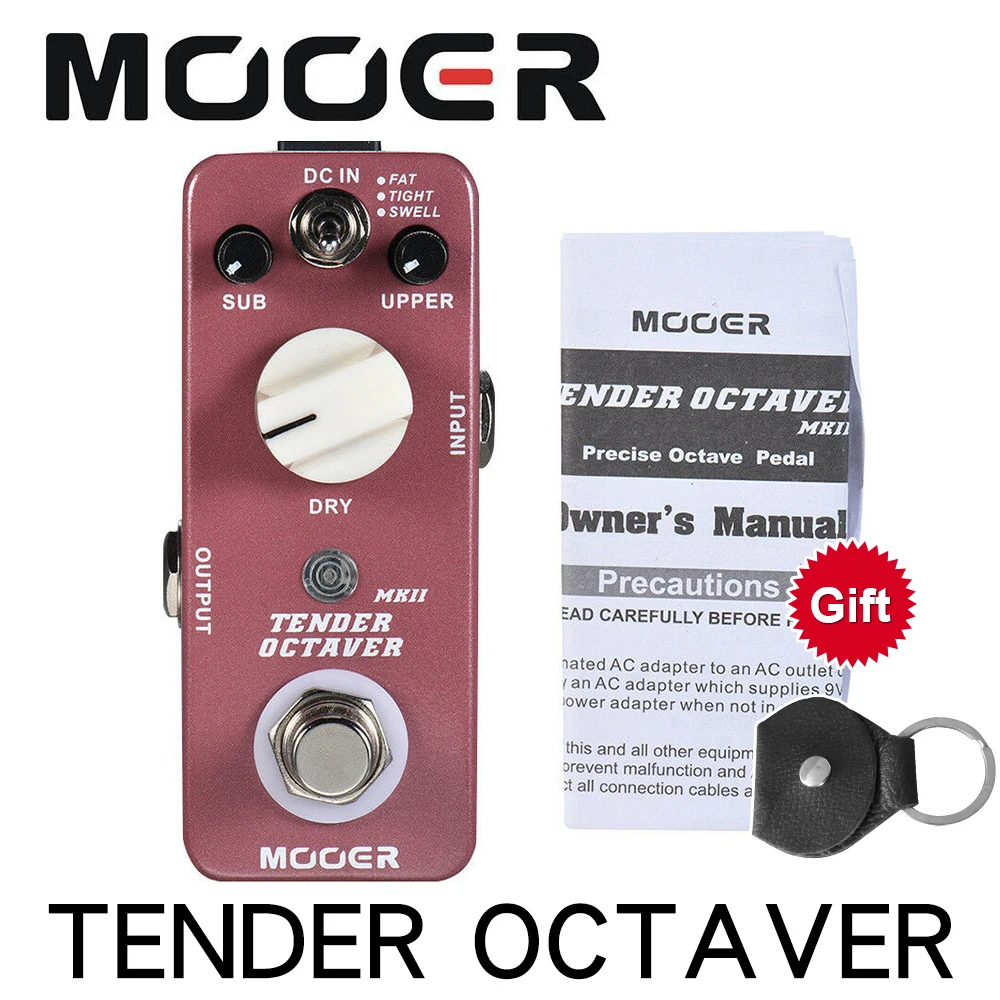 MOOER MOC3 TENDER OCTAVE MKII Octave педаль для гитарных эффектов 3 режима True Bypass полностью