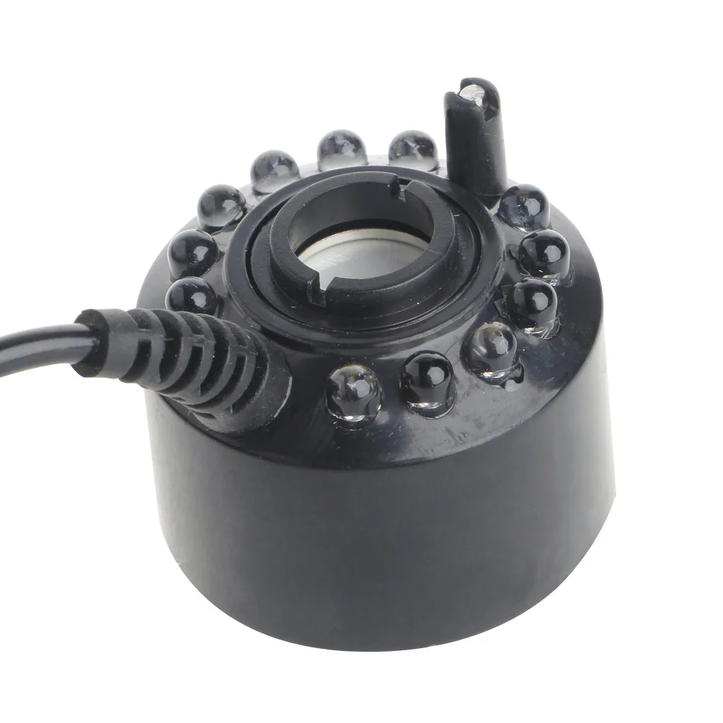 M2EE Ultrasonic12-LED водяной фонтан для пруда 3 цвета светильник тепсельная вилка