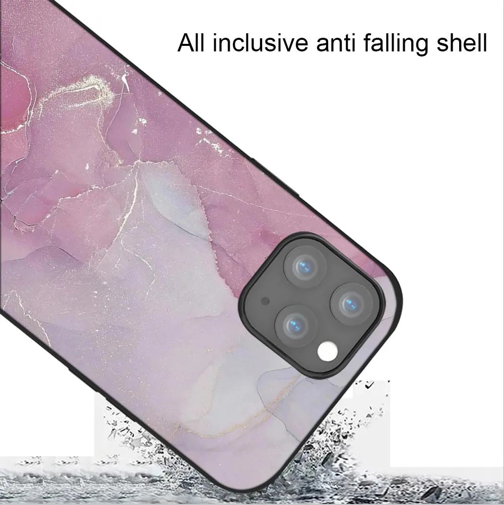 

Fashion Marble Phone Case For iPhone 11 12 Pro Max mini XR X XS Max SE 2020 7 8 6S Plus Phone Cases TPU Cover Fundas Coque Capa