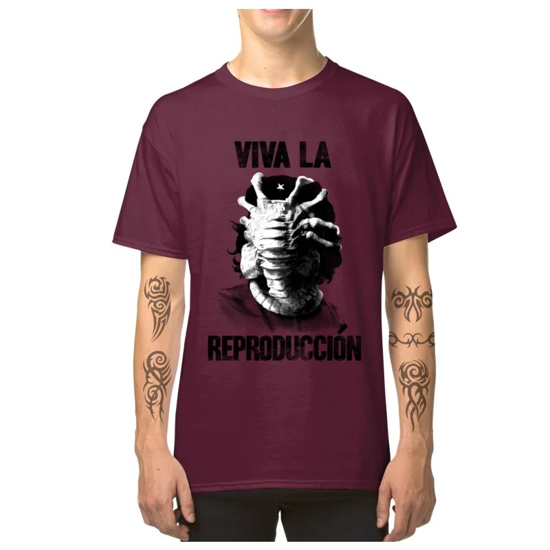 Мужские футболки CHE-HUGGER Куба Rip коммунистической Че Гевары Мужская футболка с