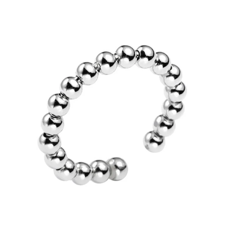 

2020 New Arrival Cute Beads Resizeable Ring Bijouterie 2020 Women Gold Thumb Ring Cool Gift For Girlfriend