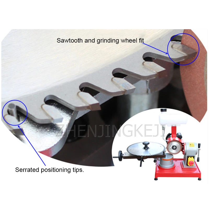 

220V Manual Sharpener Alloy Circular Saw Blade Gear Grinding Machine Small Woodworking Mechanical Manual Gear Grinding Equipment