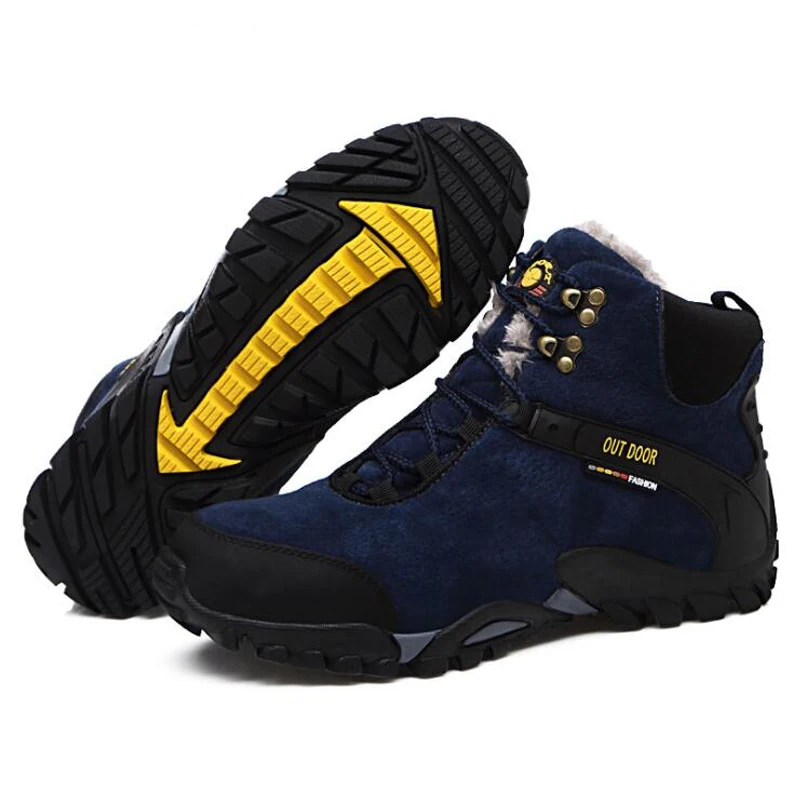 Onemix/зимняя мужская туристическая обувь с шерстяной подкладкой уличная