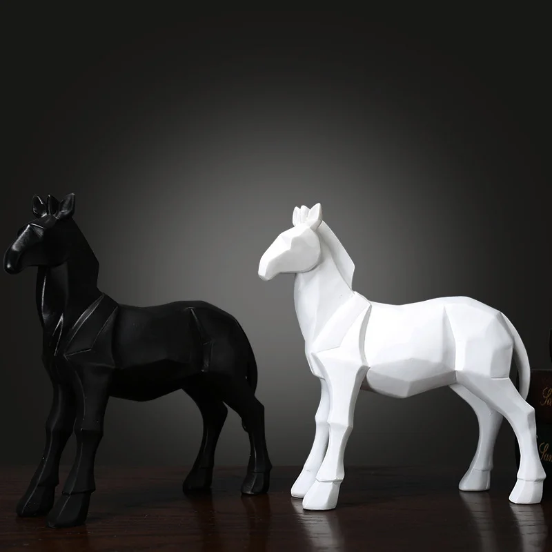 Скандинавская полимерная Геометрическая статуя со знаками Зодиака скульптура с