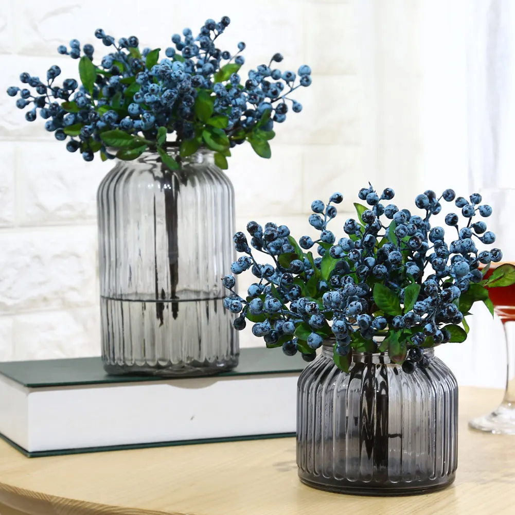 

Artificial Simulation Berry Flower Plant Bouquet Home Wedding Party Decoration HFD889