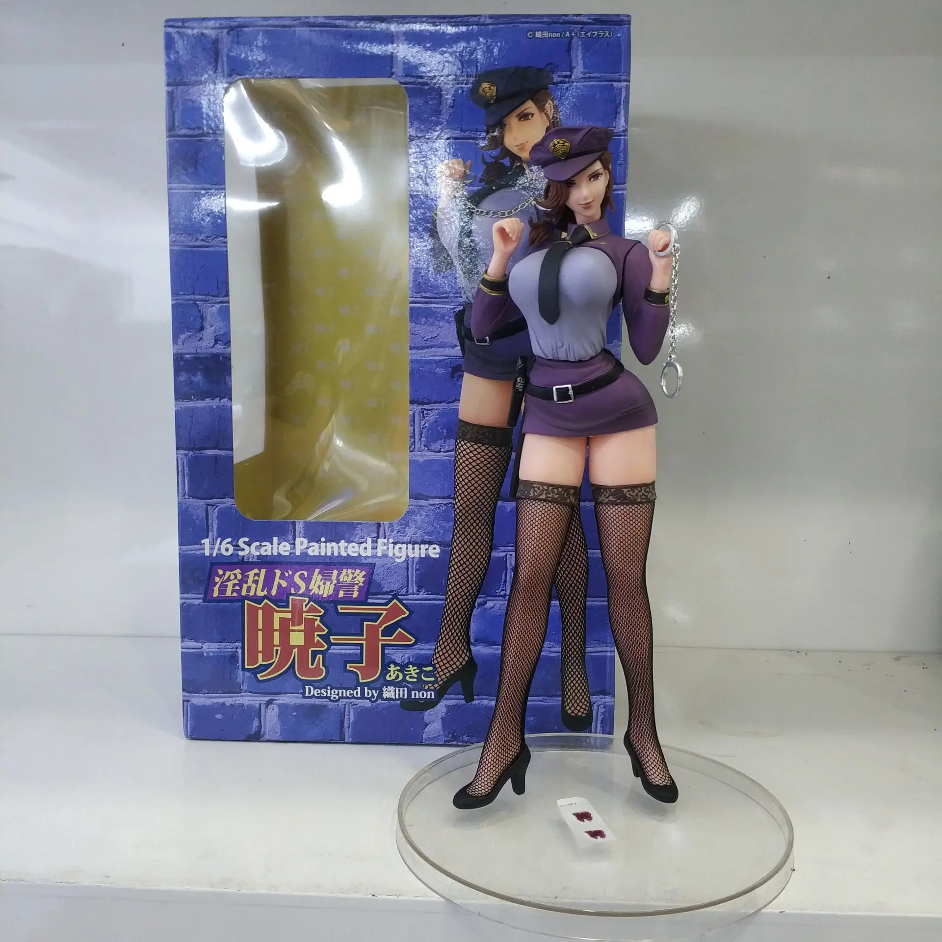 

Sexy Japan Anime Nasty S Police Woman Action Figure Akiko Designed By Oda Non 1/6 Scale Painted Model Collection Toy 27cm