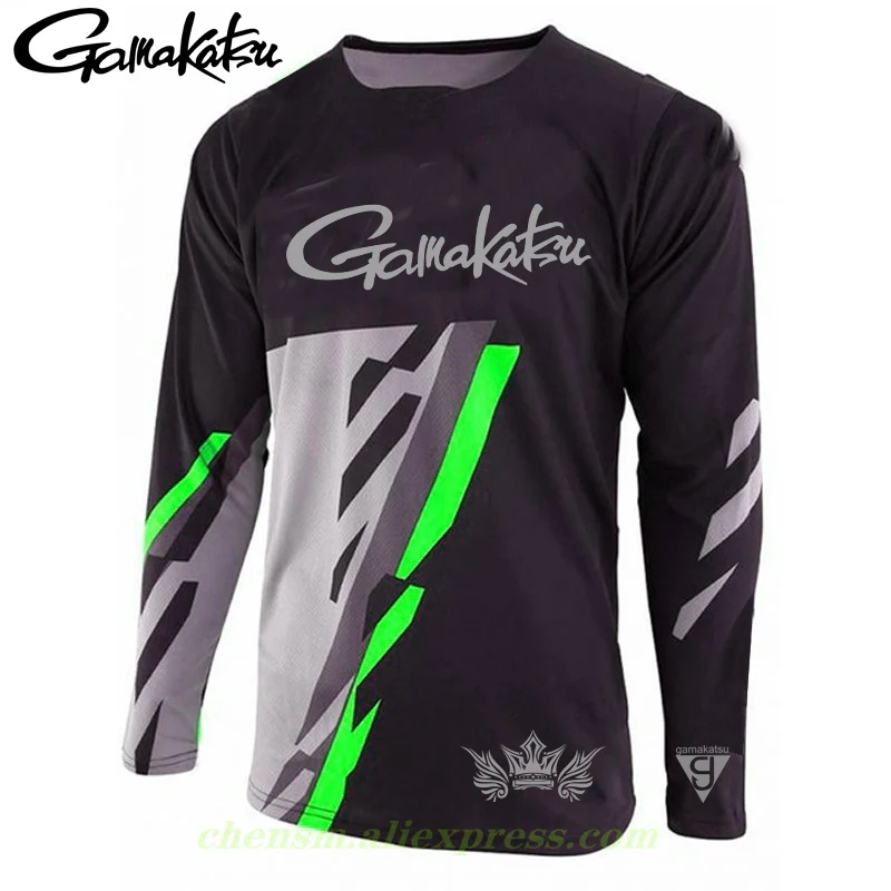 

Gamakatsu Fishing Shirt Long Sleeve Fishing Clothes Outdoor Sun Protection Cycling Quick-drying Fishing Jacket Fishing Jerseys