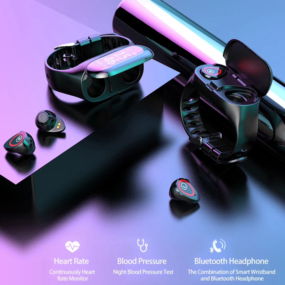 Honesum умные часы с Bluetooth наушники беспроводные | Электроника