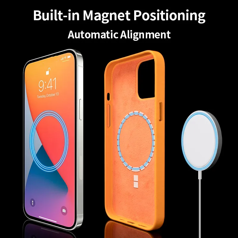 

Genuine leather animation leather case for iPhone 12 Pro Max mini original luxury natural cow magnet phone case back cover