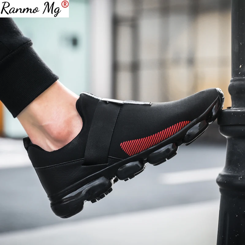 

2021 New Men Light Running Shoes Jogging Shoes Breathable Man Sneakers Slip on Loafer Shoe Fashion Men's Casual Shoes Size 44