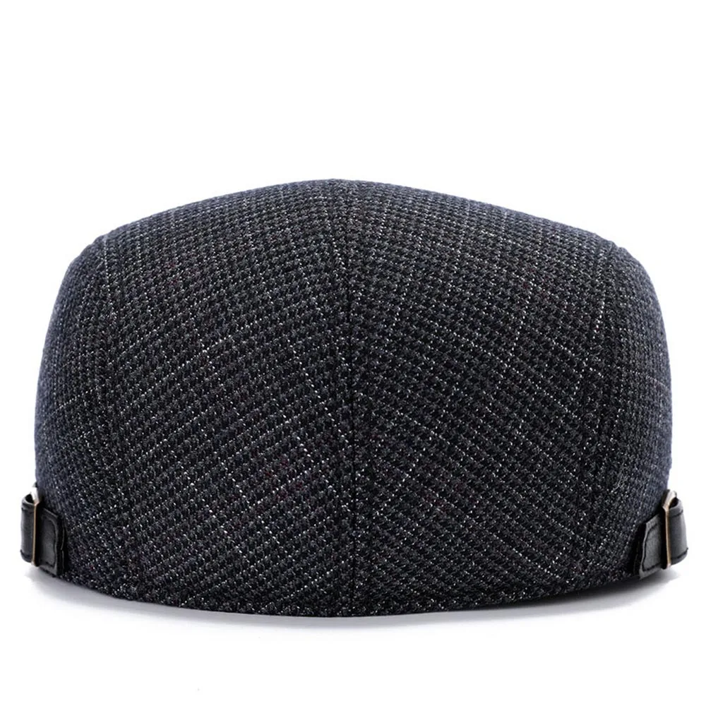 Новинка зимы от Фибоначчи мужские шапки Newsboy ретро берет головные уборы